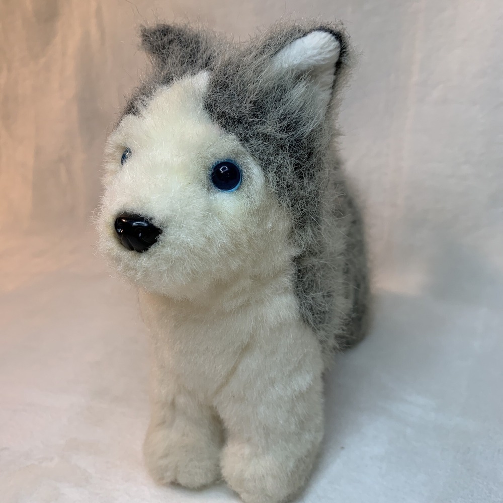 AMERICAN GIRL Doll Snow Dog Pepper SIBERIAN HUSKY Puppy PLUSH STUFFED Animal 7"
